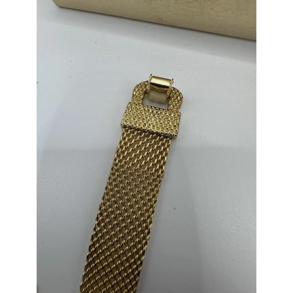 Kirk’s Folly “Angel Time” Celestial Fairy Wristwatch Gold Tone 1994 Anniversary